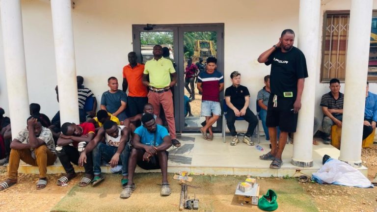 Police arrest 26 in galamsey crackdown near Samreboi