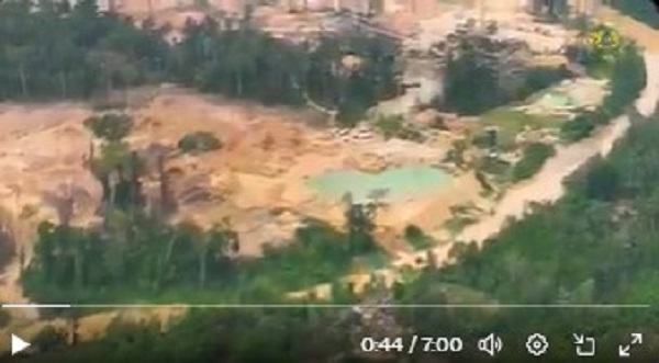 Watch video of supposed devastation of Tano Forest Reserve caused by Wontumi’s Akonta Mining