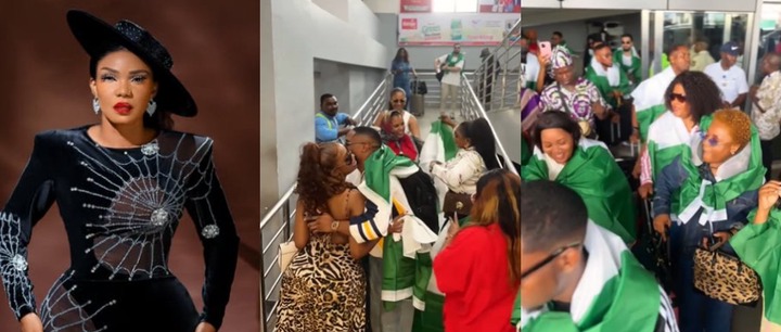 Iyabo Ojo Welcomes Tanzanian In-Laws Ahead of Priscilla’s Wedding