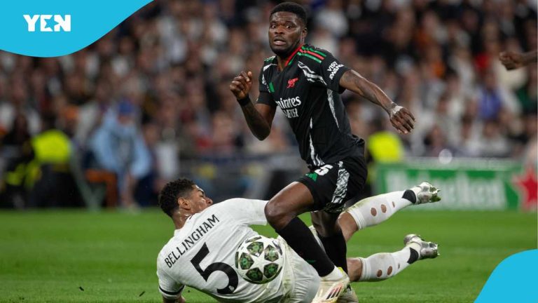 Video of Thomas Partey’s Brilliant UCL Skill Against Jude Bellingham Goes Viral