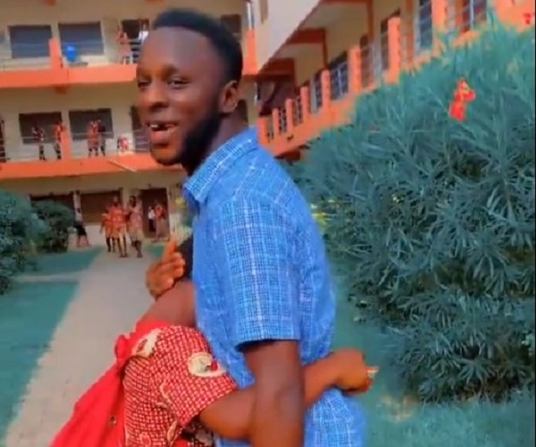 Emotional scenes as student breaks down as teacher ends internship