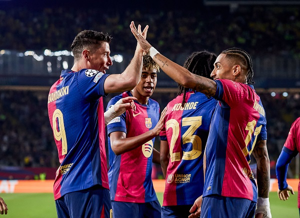 Watch highlights of Barcelona's 4-0 win over Borussia Dortmund