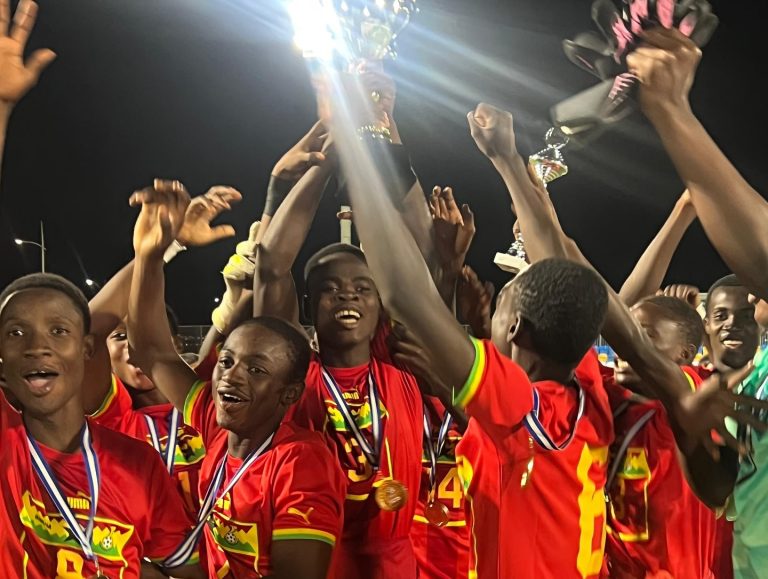 Ghana U-15 National team wins first trophy in Israeli