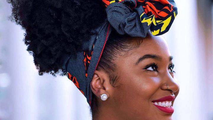 Elegant Ways To Style For Natural Hair With Scarf