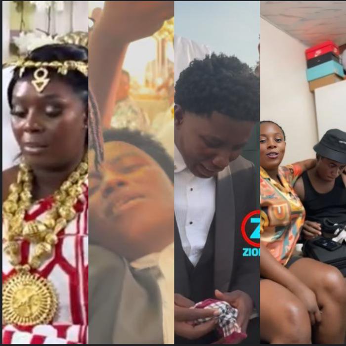 Opoku Bilson Breaks Down in Tears, ‘Collapses’ from Shock and Broken Heart at ‘Sugar Mummy’ Diana Asamoah’s Wedding – Video Goes Viral