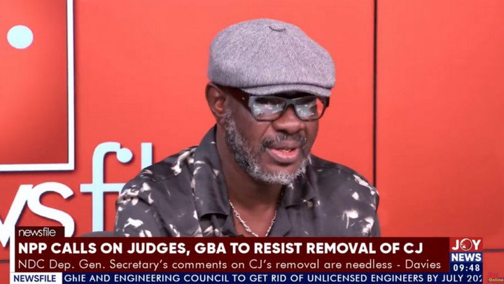 NPP’s Frank Davies urges caution, due process in Chief Justice removal debate