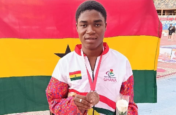 Para athlete Gilbert Ampiah wins bronze at 2025 Marrakech Grand Prix