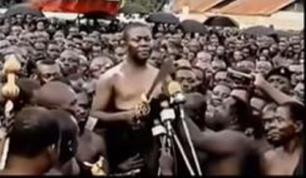 Watch the enstoolment ceremony of Otumfuo Osei Tutu II 26 years ago