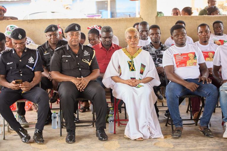 Hon. Joana Gyan Cudjoe Supports Ailing Child with GHS 15,000 Donation During Thank You Tour