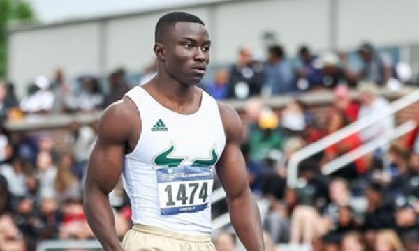 Watch as Ghanaian sprinter Saminu clocks under 10 at Florida relays to become world number 1