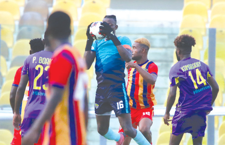 Asare’s exploits saves day for Hearts