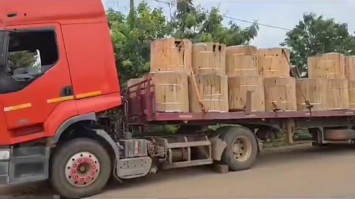 Another Truck Loaded with ECG Cables Intercepted at Gomoa Awombrew in Central Region