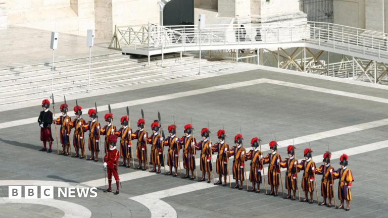 Pope Francis’s coffin about to be moved to St Peter’s Basilica for public mourning