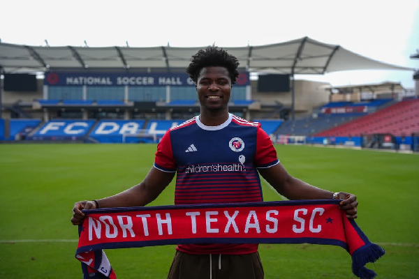 North Texas announce the signing of Ghanaian youngster Aaron Essel on loan