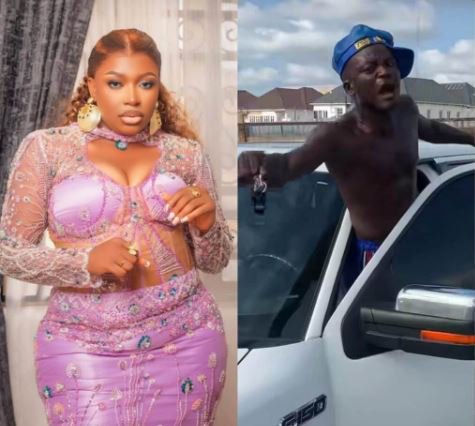 Portable’s Babymama Ashabi Reacts As He Buys New Car