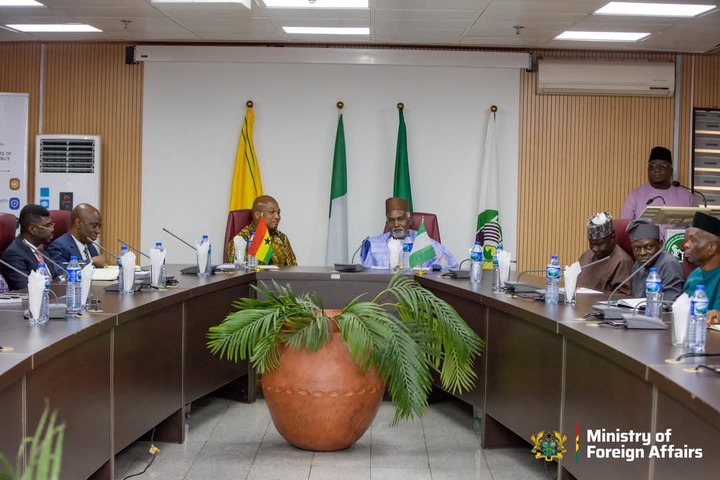 Ghana’s Foreign Minister pays a working visit to Nigeria