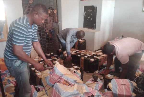 Volta Regional Police seize ammunition on Accra-Benin bound bus