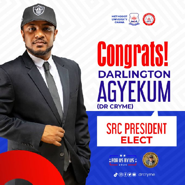 D-Cryme is Methodist University SRC President-elect