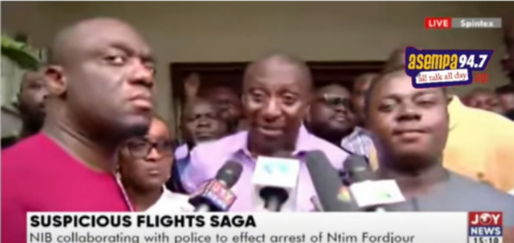 Minority petitions Speaker Bagbin over NIB’s attempt to arrest Ntim Fordjour