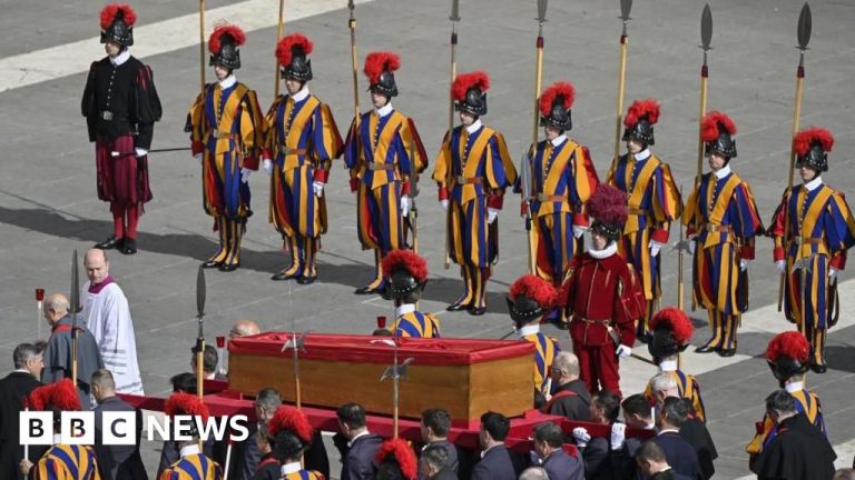 Mourners visit Pope Francis lying in state at St Peter’s Basilica