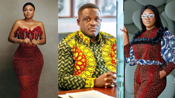 Bimbo Ademoye’s piracy claims against Ghanaian TV stations escalates; Sam George, Kafui Danku speak