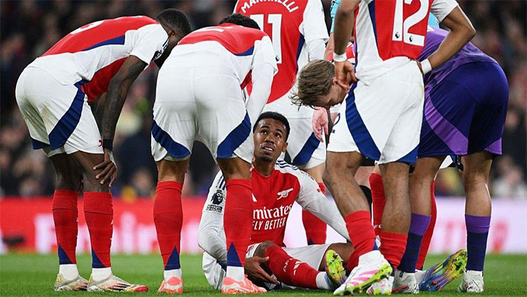 Arsenal’s Gabriel Misses Rest Of Season With Hamstring Injury