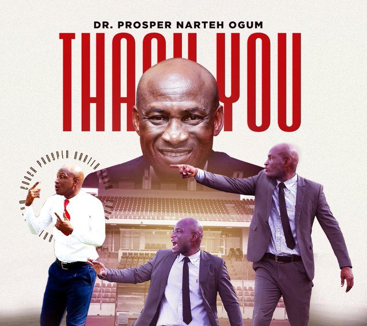 Kotoko urges fans to remain calm after Ogum’s dismissal