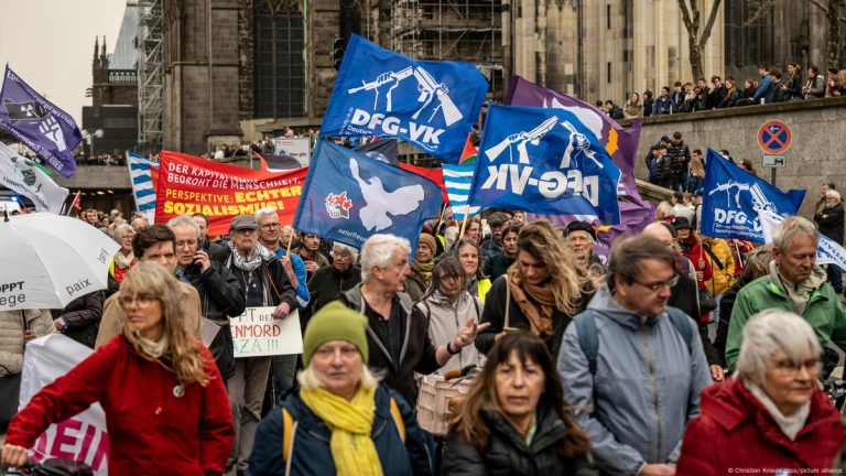 Germany’s Easter peace rallies kick off in central city of Erfurt