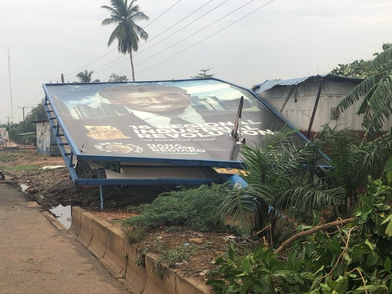 Rainstorm wreaks havoc in Akatsi South   