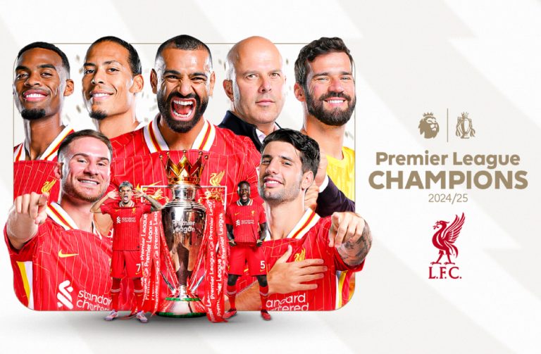 Liverpool thrash Tottenham to clinch Premier League title