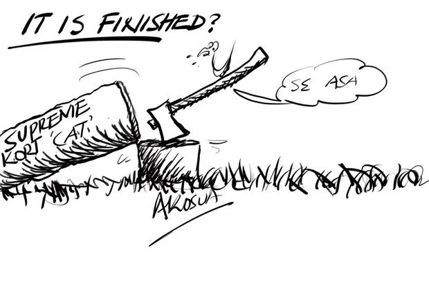 IT IS FINISHED?