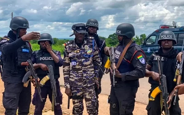 Police gun down 4 suspected robbers in shootout on Bekwai-Fomena Highway
