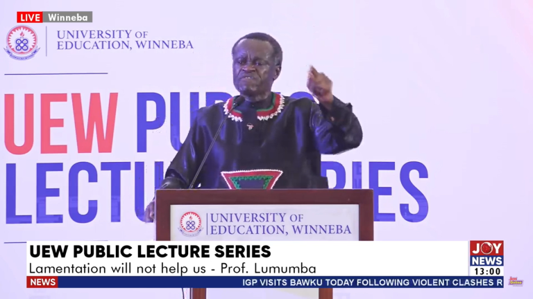We must re-enter 21st century with laws known to Ghana – Prof Lumumba