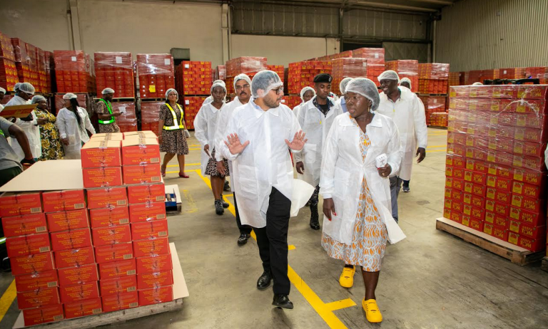 Trade Minister visits Nutrifoods Ghana