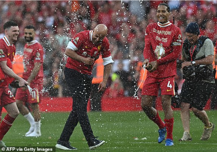 Liverpool crowned Premier League champions after 5-1 win over Tottenham