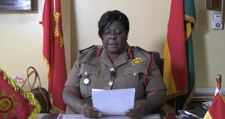 GNFS shuts down illegal food joint at Fuel Station in Osu over safety risks