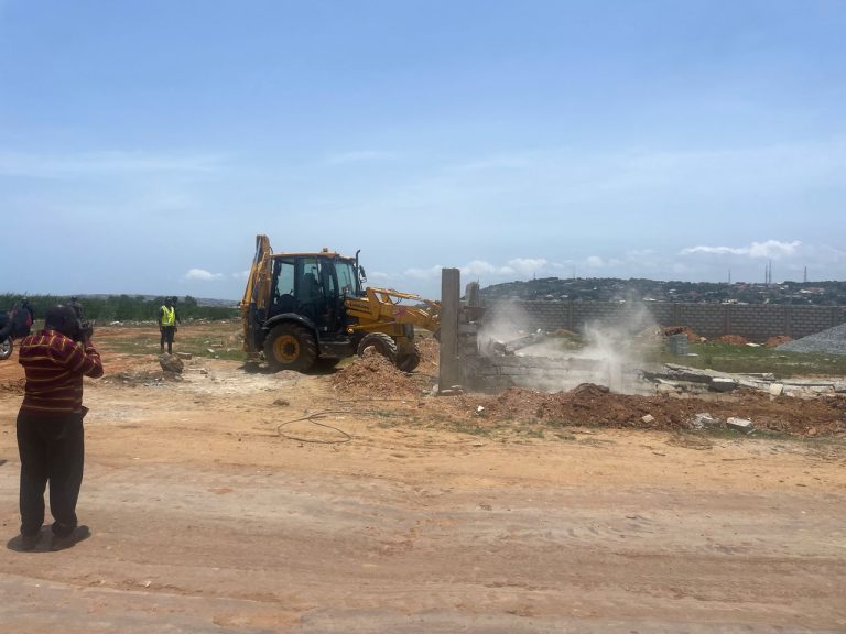 Greater Accra Minister leads tour of Ramsar sites as demolition exercise begins