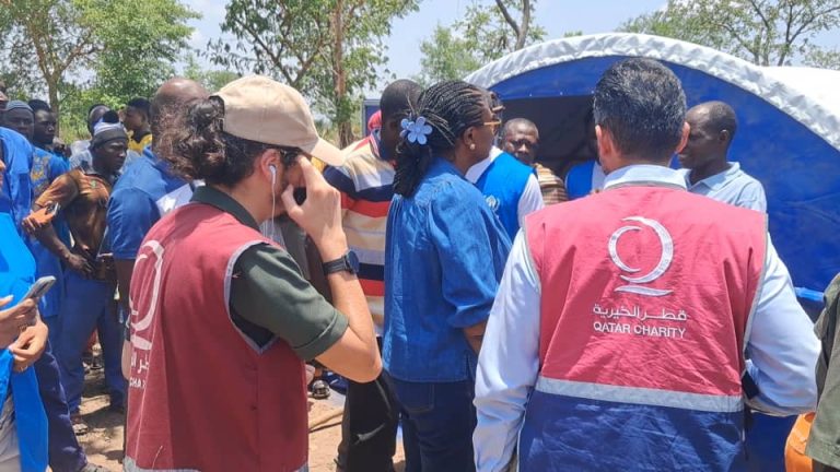 UNHCR, Qatar Charity donate relief items to Burkinabè refugees in Bono East
