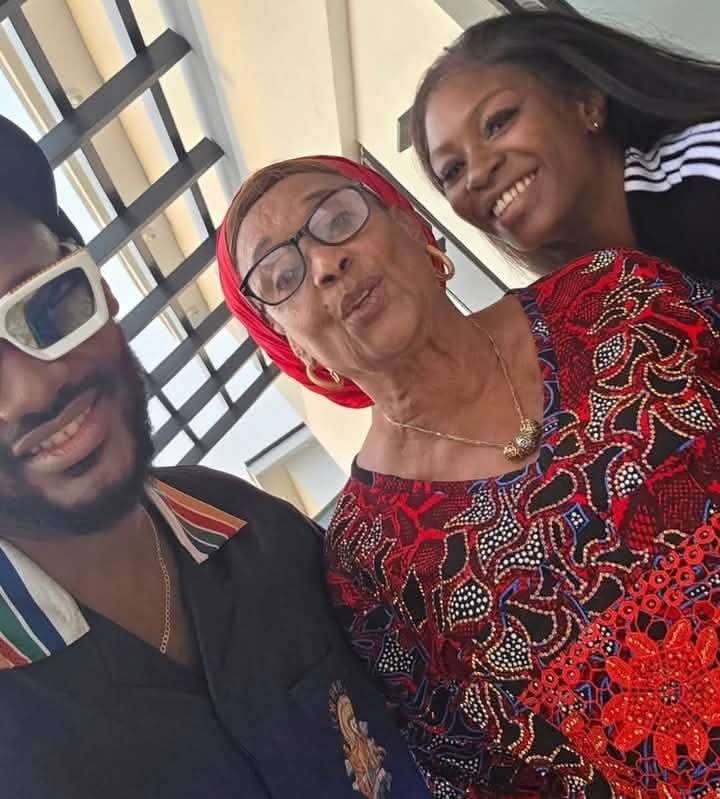 2face reunites with mother amid rumoured marriage to Natasha Osawaru