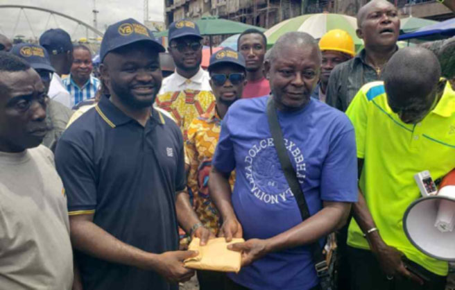 Former NUGS President Supports Adum Fire Victims With GH¢10,000, Cement