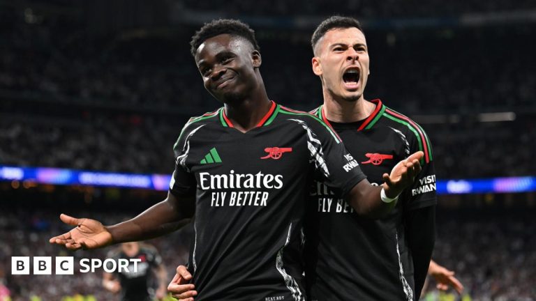 Real Madrid 1-2 Arsenal (agg 1-5): Arsenal reach Champions League semi-finals with ‘statement’ win