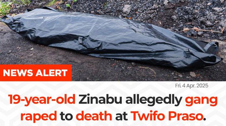19-Year-Old Zinabu Allegedly Gang-Raped to Death in Twifo Praso