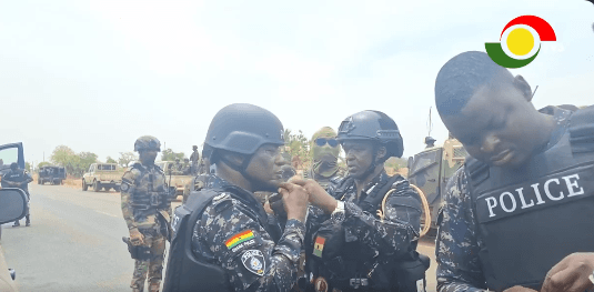 IGP Yohuno spotted in protective gear in Bawku