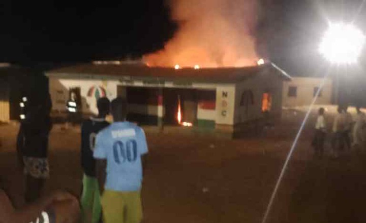 Talensi NDC denies link between party office fire and DCE nominee protest