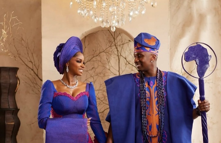 First look at Iyabo Ojo’s daughter, Priscilla, and her groom Juma Jux as they have their traditional wedding in Nigeria (photos)