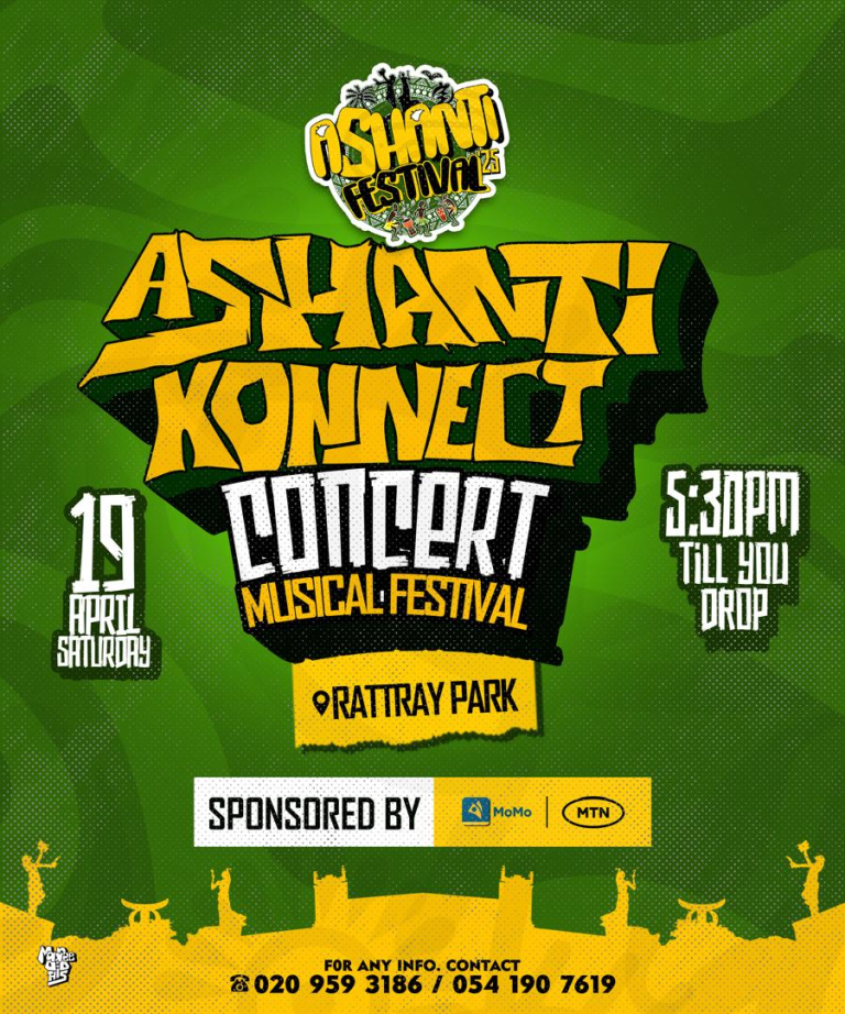 AshantiFest; ARCC partners MTN Ghana to stage a major musical event on Easter Saturday.