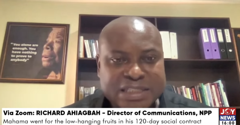 Mahama off track on 120-day social contract – Ahiagbah claims
