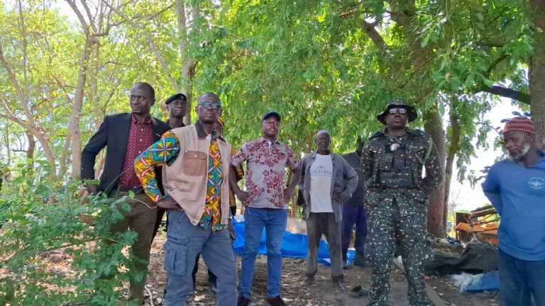 Toobu leads security tour to galamsey sites along Black Volta