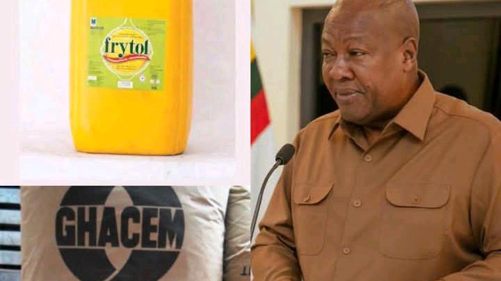 Cooking Oil and Cement Prices Drop Significantly in Ghana