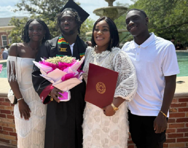 Ex-Black Stars captain John Mensah’s son graduates from University of Texas with a degree in Computer Science